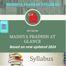 Madhya pradesh at Glance- PDF Module